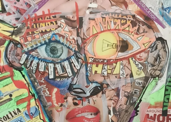 Detalle de una de las obras de Boke.