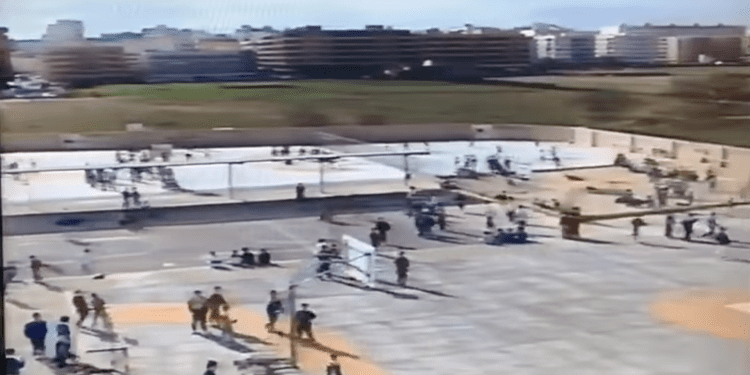 Una captura del vídeo propiedad de Marco Martín que ha querido compartir con 'Gente de Ibiza' y Noudiari.