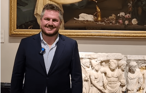 Ben Clark, hoy, en el Museo del Prado.
