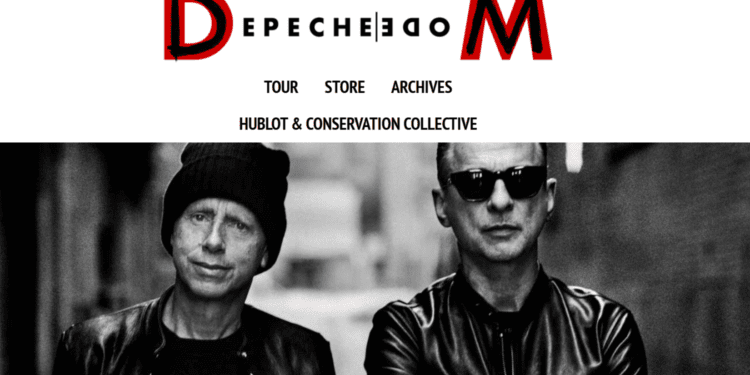 Depeche Mode tiene destacada en su web la colaboración en proyectos medioambientales.