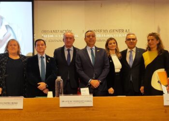 Un momento de la presentación del informe del Observatorio Contra las Agresiones de la Organización Médica Colegial (OMC).