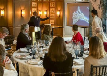 Un momento del acto promocional celebrado en Bruselas. FOTO: Consell de Formentera