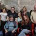 El grupo de la tertulia con Enrique Villalonga y Ana Serapio.