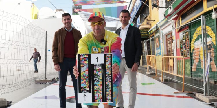 Comienza la obra de Okuda en Sant Antoni.