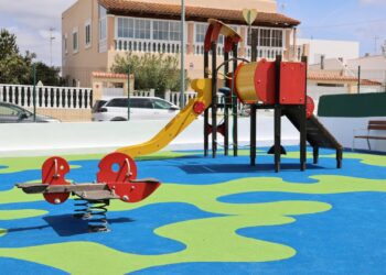Uno de los parques infantiles renovados de Sant Antoni. Ayto Sant Antoni