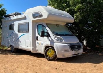 Caravana en el municipio de Ibiza, en una imagen de archivo.