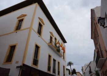 Imagen de archivo del edificio de Can Botino, sede del Ayuntamiento de Ibiza.