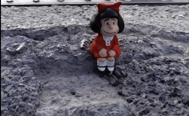 Fotograma del vídeo de denuncia enviado por los vecino de Can Bonet.