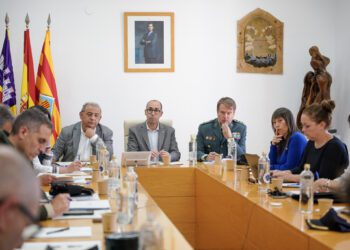 Consell de Formentera ha celebrado hoy la Junta Local de Seguridad. Foto: Consell de Formentera