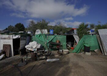 Imagen del interior del asentamiento de Can Rova 2.