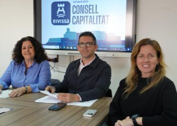 Gema Marí, Rafa Triguero y Catiana Fuster.