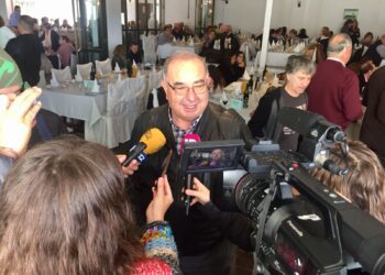 Pere Palau en un acto del PP de Ibiza