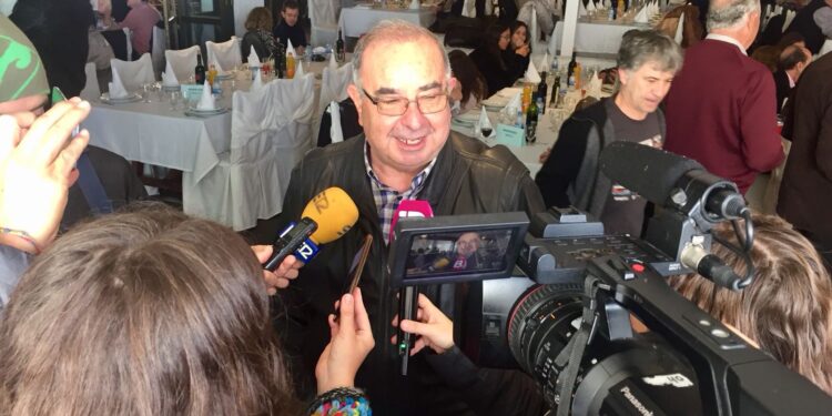 Pere Palau en un acto del PP de Ibiza