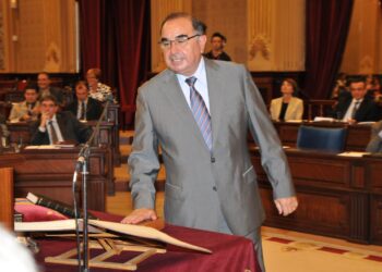 Pere Palau en el Parlament