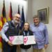 La joven deportista del Club Deportivo Hema fue recibida en el Ayuntamiento.
