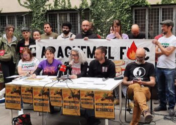 Imagen de las jornadas de trabajo de las asociaciones medioambientalistas.