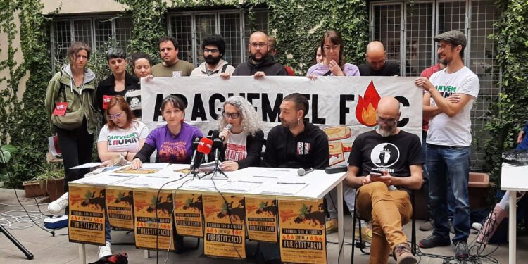Imagen de las jornadas de trabajo de las asociaciones medioambientalistas.