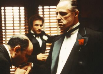 Marlon Brando interpretant Vito Corleone a 'El Padrino'.
