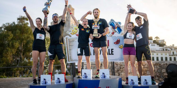 Ganadores de la prueba.