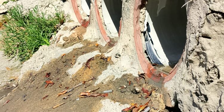 Vertido de aguas fecales en Caló des Moro.