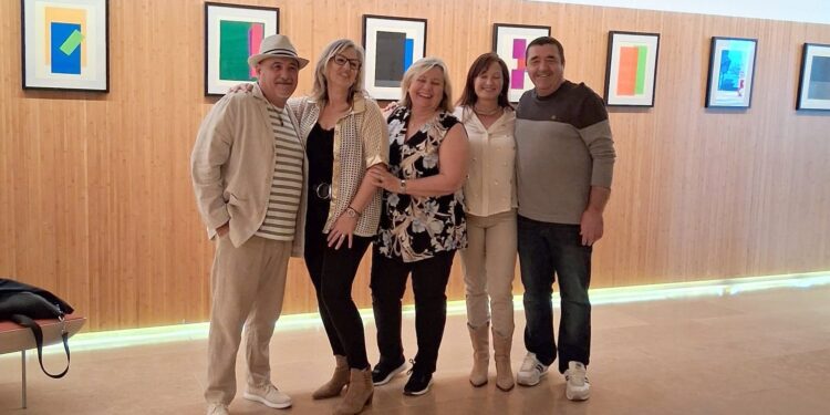 Un momento de la inauguración de la muestra. Fotos Jaume Ribas