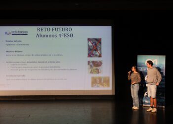 Alumnos del Liceo Francés Internacional de Ibiza presentan sus proyectos. Fotos: Isabel Pajares