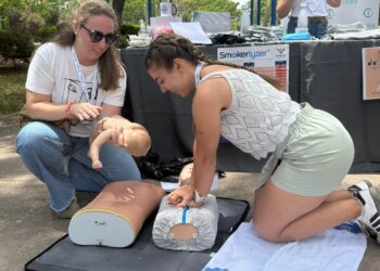 Una de las actividades llevadas a cabo por el Día de la Enfermera en Ibiza.
