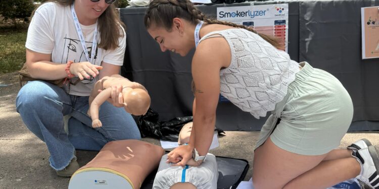 Una de las actividades llevadas a cabo por el Día de la Enfermera en Ibiza.