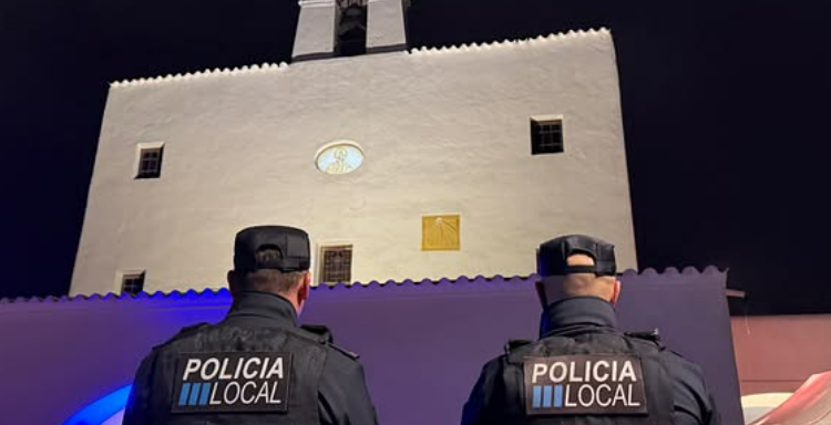 Policía Local Sant Josep, en una imagen de archivo.