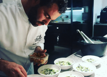 El chef, Matthieu Savariaud, en una imagen de Instagram.