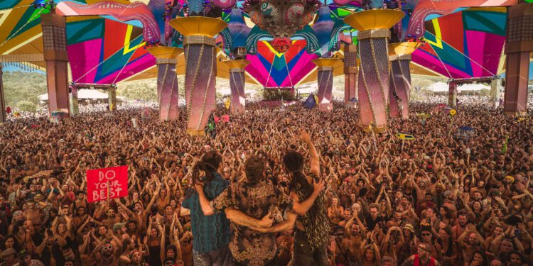 Imagen de un concierto de la banda francesa de trance.