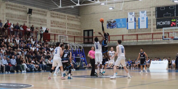 Un lance del partido.