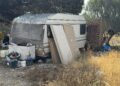 Imagen de archivo de una caravana en un asentamiento ilegal de Ibiza