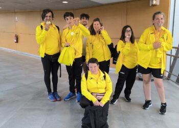 Medallistas de ADDIF en el Campeonato de Baleares.