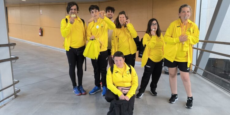 Medallistas de ADDIF en el Campeonato de Baleares.