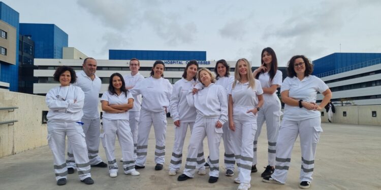Equipo de la Unidad de Hospitalización a Domicilio de ASEF.