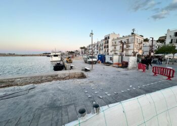 Aspecto de las obras a finales del mes de abril. Fotos Noudiari