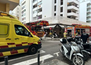 El fuego se originó en una cocina y no causó heridos graves. Foto: Noudiari