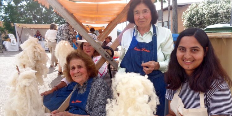 Una edición de la muestra de artesanía. Fotos Jaume Riera