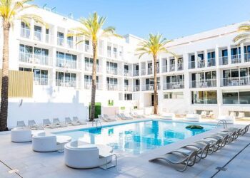 Hotel Ibiza Rocks Sant Antoni, en una imagen de la compañía.