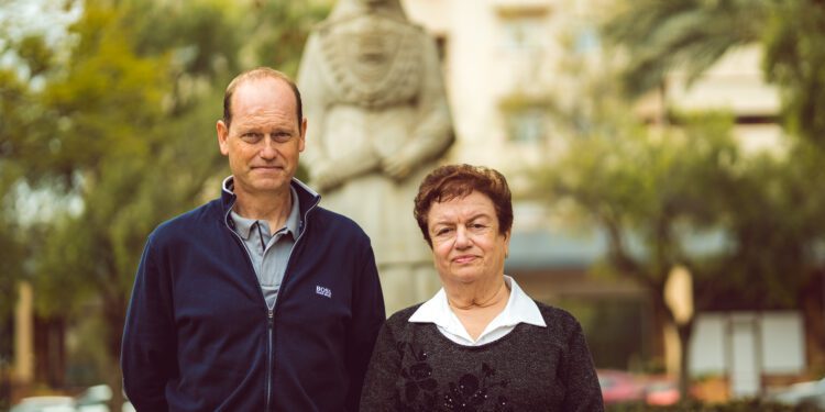 Doña Josefa Ramón junto con Toni Bufí.