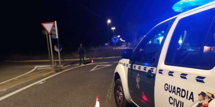 Imagen de archivo de un control de la Guardia Civil.