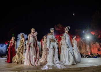 Un momento del desfile celebrado ayer. Reportaje fotografico: Aisha Bonet, Biel Sola, Gabi Vázquez