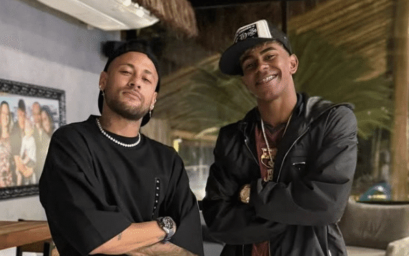 Neymar y Lamine Yamal juntos poco antes de que este último pusiera rumbo a Ibiza. Foto Instagram Lamine Yamal