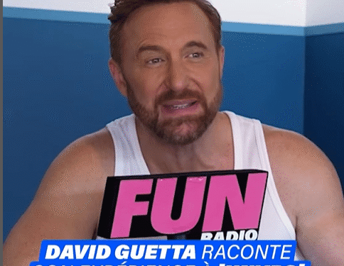 David Guetta, durante su entrevista con Fun Radio hablando de UNVRS Ibiza.