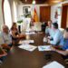 Un momento de la reunión mantenida en el ayuntamiento.