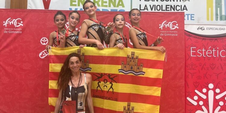 Las gimnastas se alzan campeonas absolutas tras una brillante actuación en Rivas Vaciamadrid.
