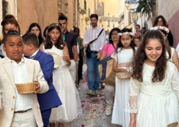 Procesión del Corpus Christi en Ibiza.