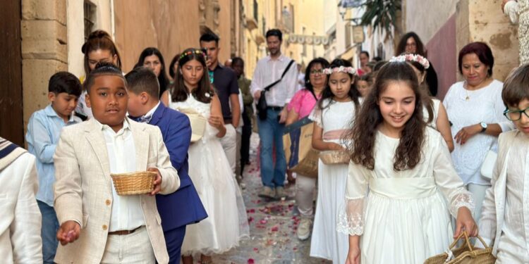 Procesión del Corpus Christi en Ibiza.