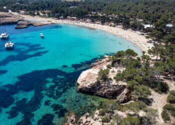 Cala Bassa, en el municipio ibicenco de Sant Josep.